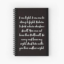 Woggie man spell from charmed Spiral Notebook