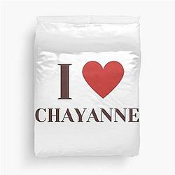 Chayanne I Love You Duvet Cover