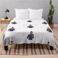 Chayanne Heart Throw Blanket