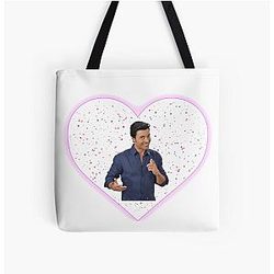 Chayanne Heart Design All Over Print Tote Bag