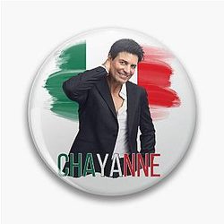 Chayanne T-shirt with Mexican Flag Pin Latin music