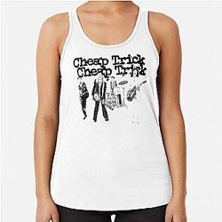 vintage cheap trick Racerback Tank Top