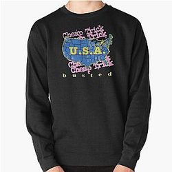 cheap trick usa busted Pullover Sweatshirt