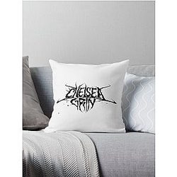 Chelsea Grin Merch Chelsea Grin Logo Throw Pillow