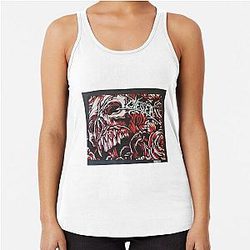 Chelsea grin artwork Racerback Tank Top