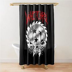 Gift For Men Grindcore Chelsea Grin Light Blue Vintage Photograp Shower Curtain