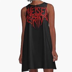 CHELSEA GRIN MUSIC ARTWORK A-Line Dress