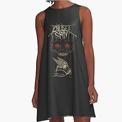 Tank Tops Chelsea Grin Blood Rain Underwaist Funny A-Line Dress