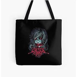 chelsea grin merch New Girl Face All Over Print Tote Bag