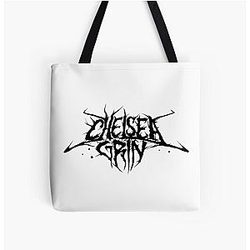 CHELSEA GRIN LOGO All Over Print Tote Bag