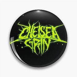 Chelsea Grin logo green Pin