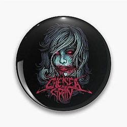 Chelsea Grin Merch New Girl Face Pin