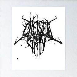 chelsea grin logos groupe de musique autocollants affiches albums tendance Poster