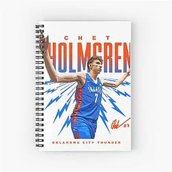 Chet Holmgren Spiral Notebook