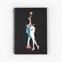 Victor Wembanyama vs Chet Holmgren, The Duel Spiral Notebook