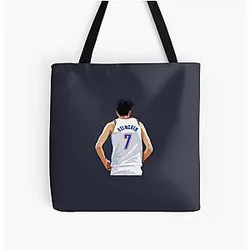 Chet Holmgren Vector Back above Waist All Over Print Tote Bag