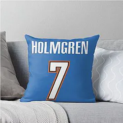 Chet Holmgren 7 OKC Throw Pillow