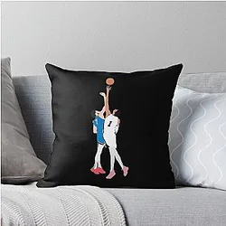 Victor Wembanyama vs Chet Holmgren The Supernatural Duel Throw Pillow