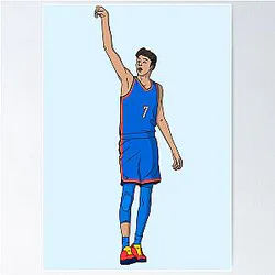 Chet Holmgren OKC Thunder Basketball Poster