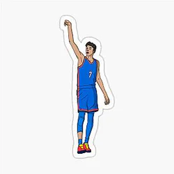 Chet Holmgren OKC Thunder Basketball Sticker