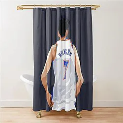 Chet Holmgren Vector Back above Waist Shower Curtain