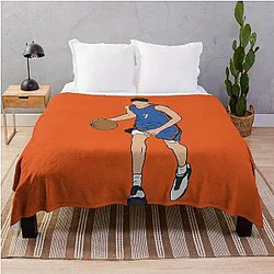 Chet Holmgren Dribbling Throw Blanket