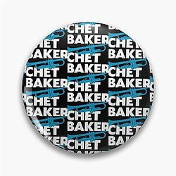 Chet Baker Poster Pin