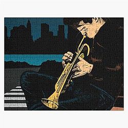 Chet Baker Jazz Poster Jigsaw Puzzle