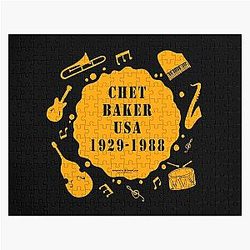 Chet Baker USA 1929 1988 Instruments Jigsaw Puzzle