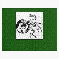 Chet Baker Mens Pop Culture Graphic Tees Funny Graphic T  Jigsaw Puzzle