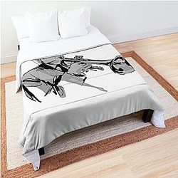 Chet Baker - jazz illustration Comforter