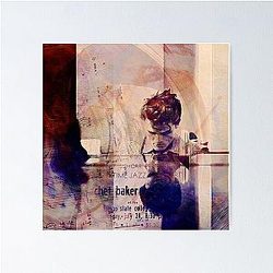 Chet Baker plays jazz Poster