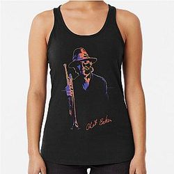 Chet Baker  	 Racerback Tank Top