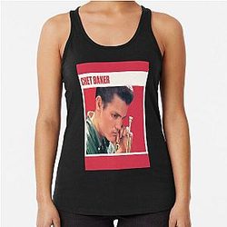Chet Baker  1	 Racerback Tank Top