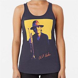 Chet Baker Racerback Tank Top