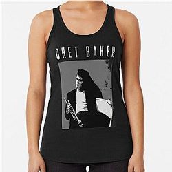 Tribute to Chet Baker - BW2 Racerback Tank Top