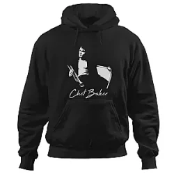 Chet Baker Hoodie - Prince of Cool Trumpeter Hoodie