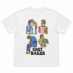 Four Panels Watercolor LA3107 Chet Baker T-Shirts
