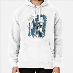 Chet Baker - An illustration by Paul Cemmick Pullover Hoodie
