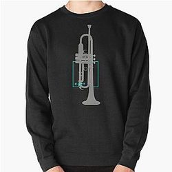 Chet Baker Trumpet Pullover Sweatshirt