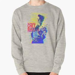 Chet Baker poster graphic  Pullover Sweatshirt