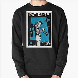 chet baker jazz rat Pullover Sweatshirt