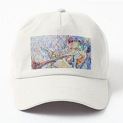 CHET BAKER watercolor and colored pens portrait Dad Hat