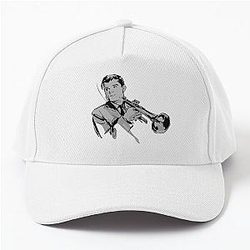 Chet Baker - jazz illustration Baseball Cap