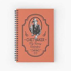 Chet Baker My Funny Valetine Spiral Notebook