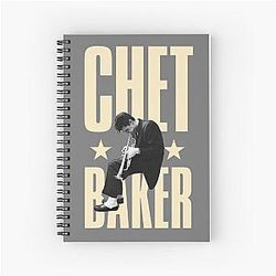 Chet Baker Spiral Notebook