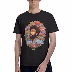 Childish Gambino T-shirt – Artistic Cartoon-Style Design