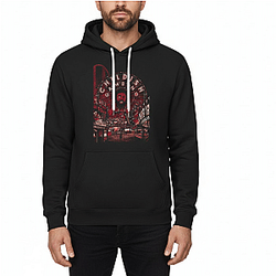 Childish Gambino Hoodie Artistic Graffiti-Inspired Print