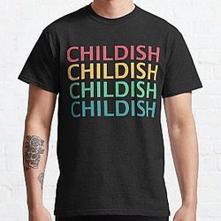 Best Women Childish Gambino Photographic Style Classic T-Shirt RB1211