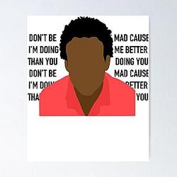 Who Loves Basket Childish Gambino Photographic Poster RB1211